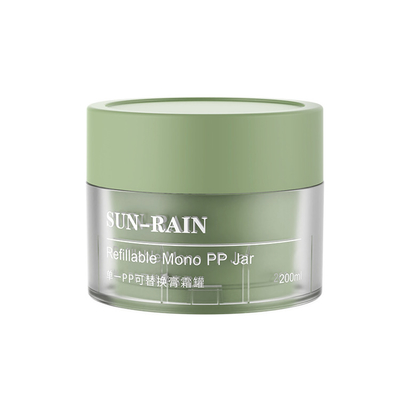 زجاجات الكريم البلاستيكي من نوع PP وعاءات حاويات 50ml 100ml 150ml 200ml